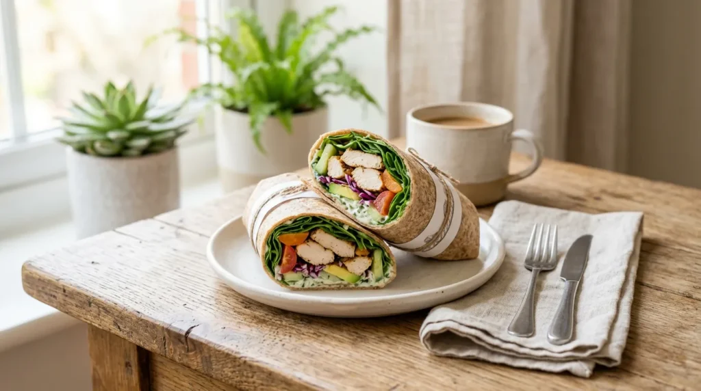 Wrap Hyper-Protéiné au Poulet