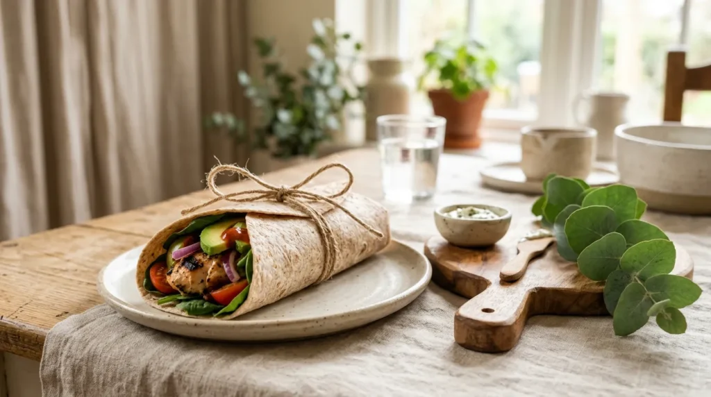 Wrap Hyper-Protéiné au Poulet