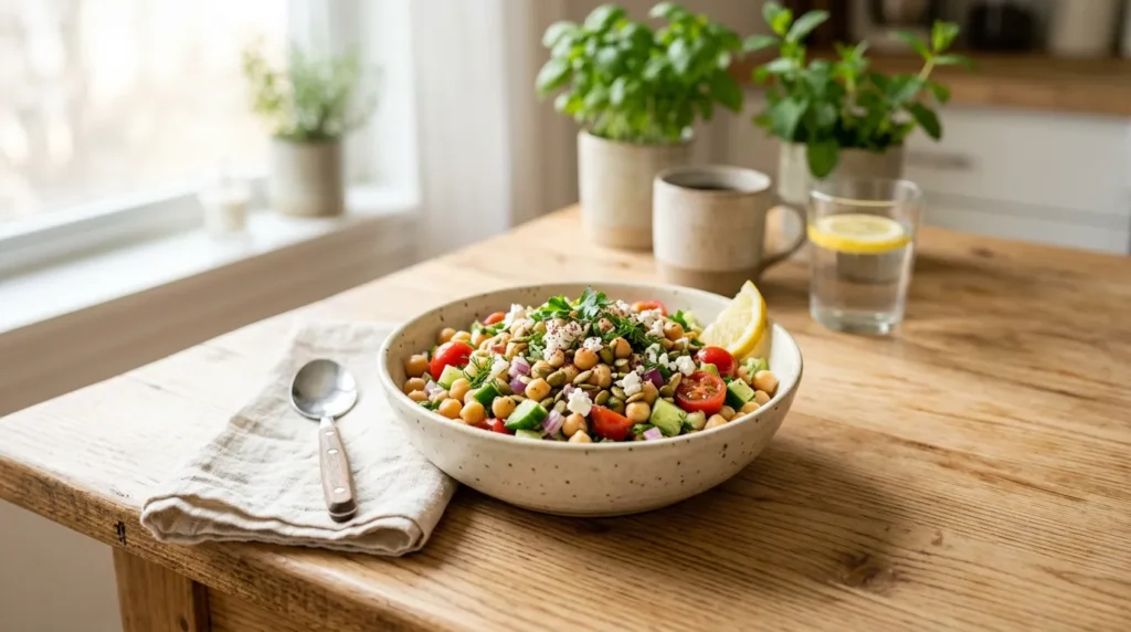 Salade Croquante aux Pois Chiches