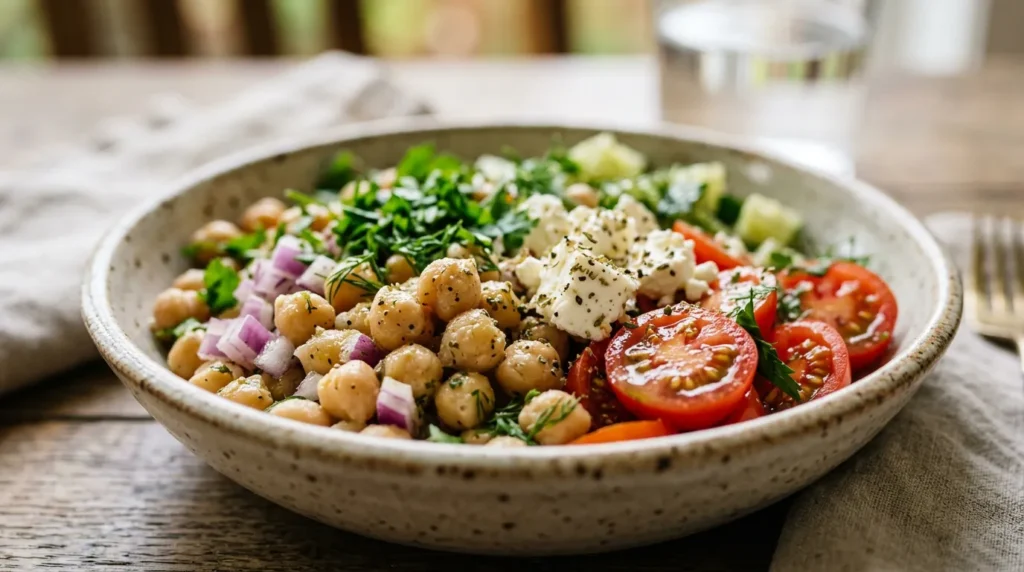 Salade Croquante aux Pois Chiches
