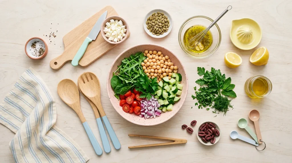 Salade Croquante aux Pois Chiches