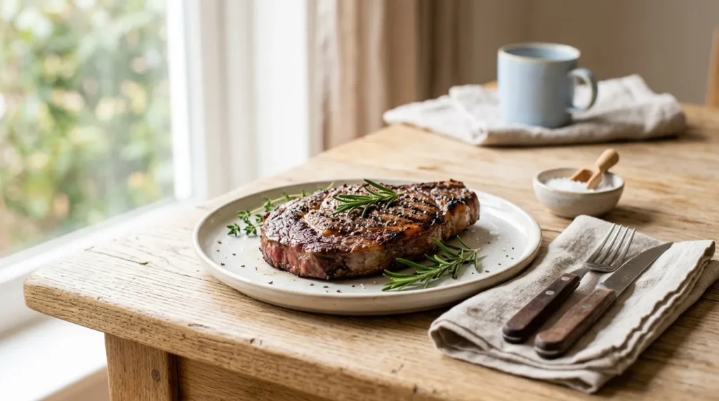 Steak de Bœuf Parfaitement Grillé