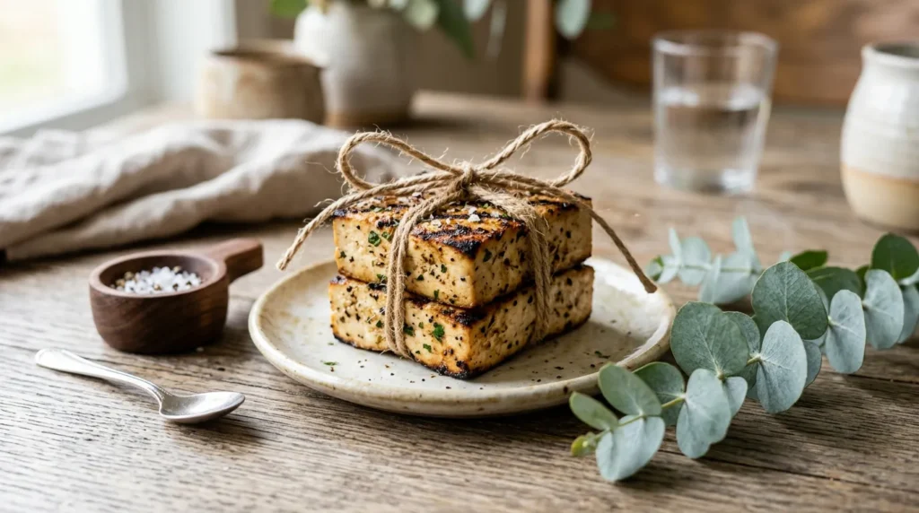 Cubes de Tofu Grillés au Soja