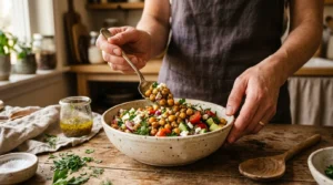 Salade Croquante aux Pois Chiches