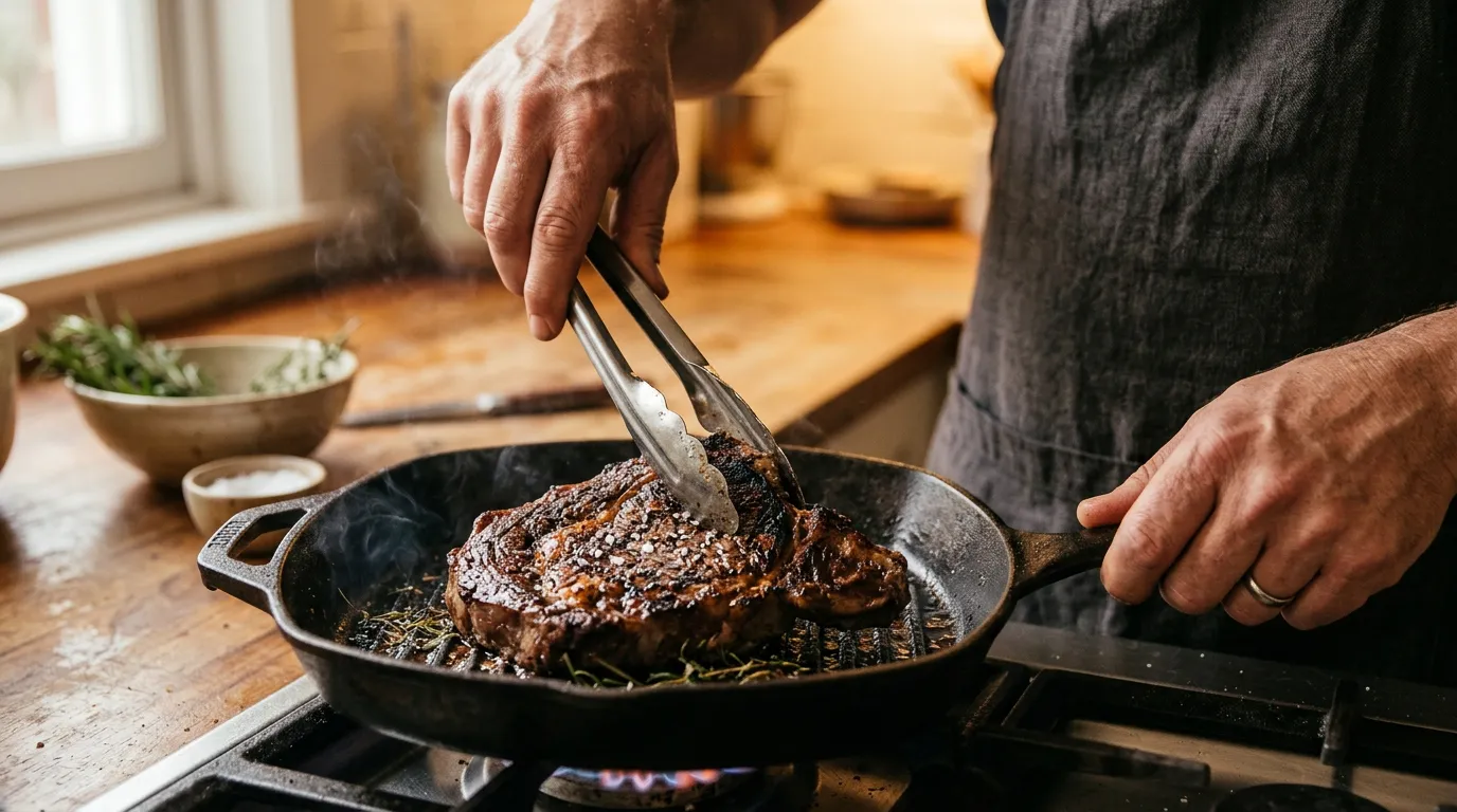Steak de Bœuf Parfaitement Grillé