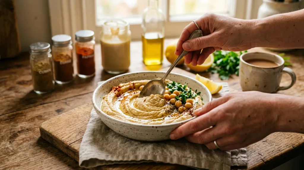 Houmous Maison Riche en Protéines