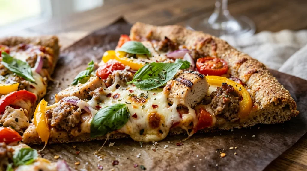 Pizza Protéinée Faible en Glucides