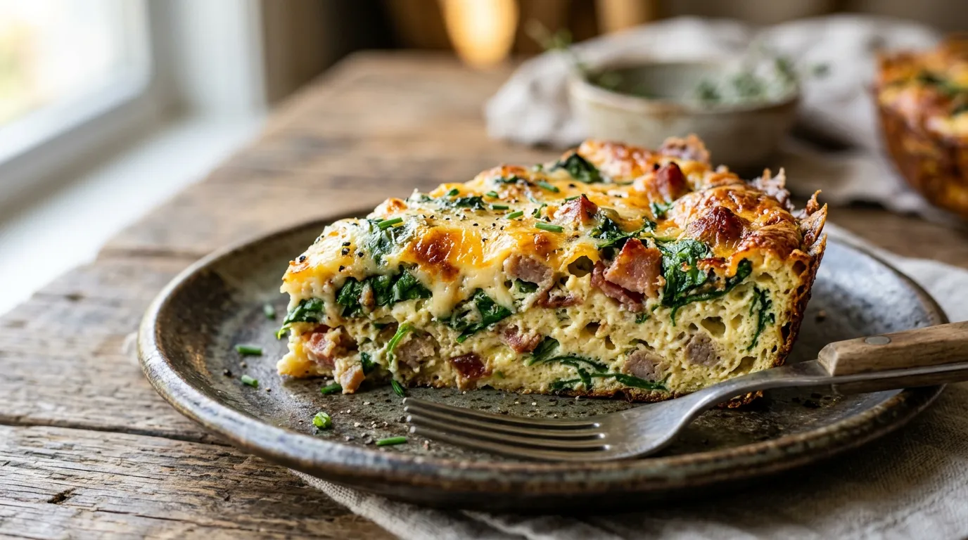 Quiche Sans Pâte Keto