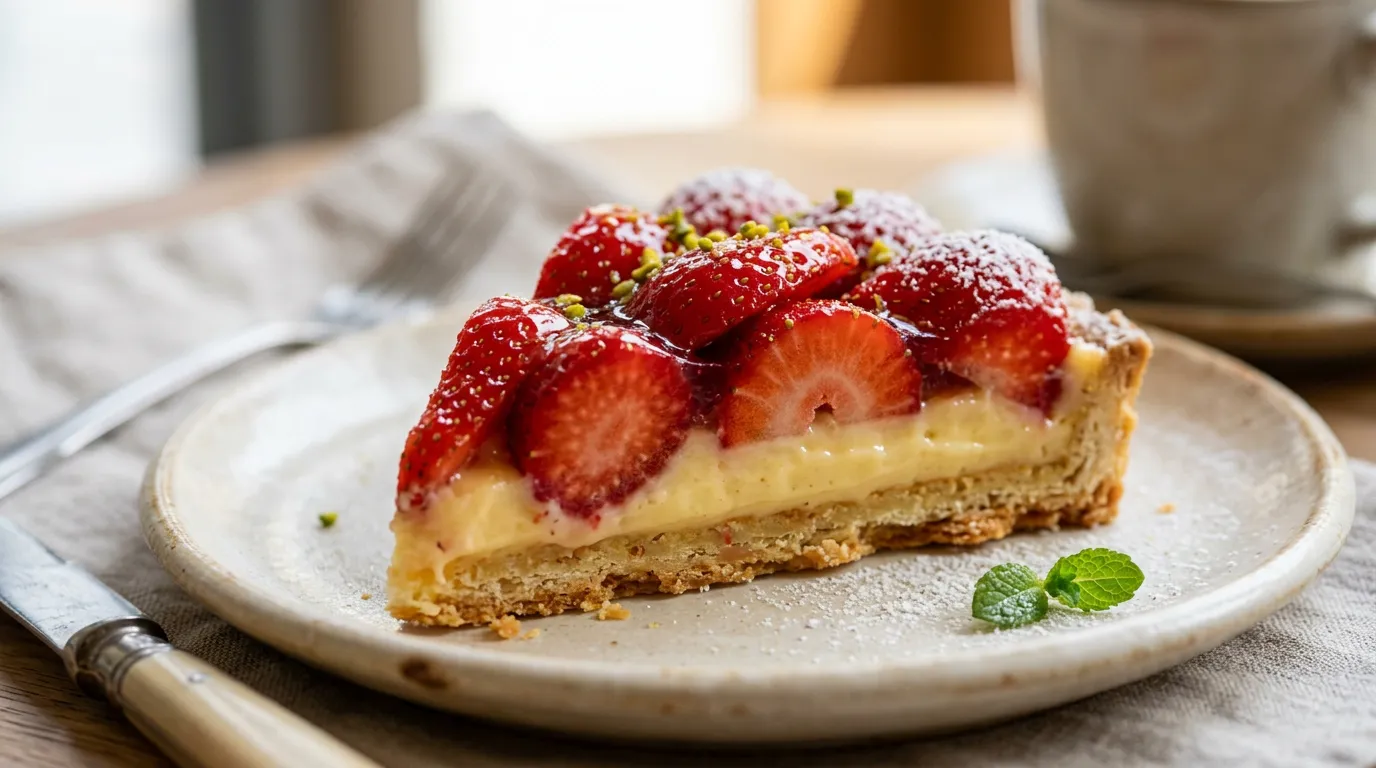 Tarte aux Fraises Traditionnelle